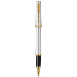 Ручка перова Parker MERIDIAN Chrome Lacquer GT FP F 40 611