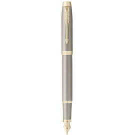 Ручка перьевая Parker IM The Finishing Touch Sandstone CHT FP F 28 611