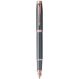 Ручка перьевая Parker IM The Finishing Touch Slate PGT FP F 28 711