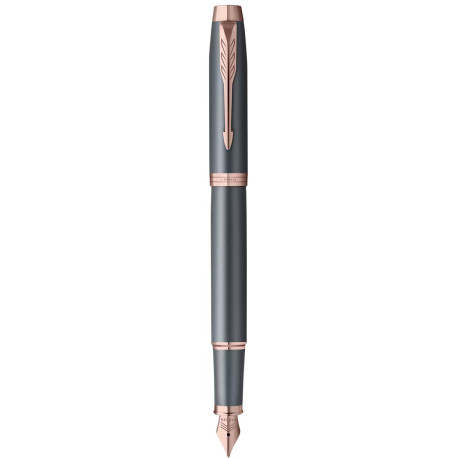 Ручка перьевая Parker IM The Finishing Touch Slate PGT FP F 28 711