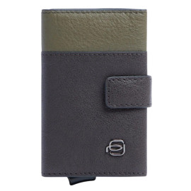 Кредитниця Piquadro Black Square (B3) Green-Brown PP5649B3R_VETM