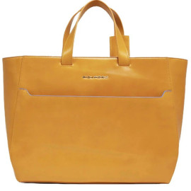 Женская сумка Piquadro Blue Square (B2) Yellow BD6680B2-G