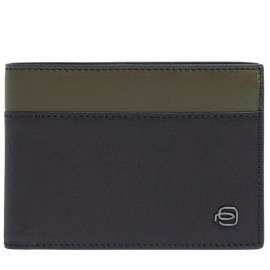 Портмоне Piquadro Black Square (B3) Green-Brown PU1392B3R_VETM
