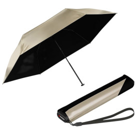 Зонт Knirps US.050 Ultra Light Slim Manual Metallic Black Heatshield Kn95-0050-89192