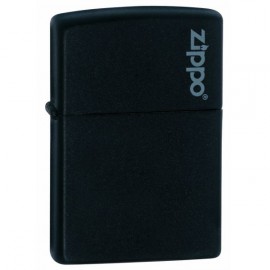 Зажигалка Zippo Classics w/Zippo Logo Black Matte Zp218zl