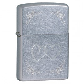 Запальничка Zippo Classics Heart To Heart Street Chrome Zp24016