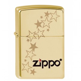 Зажигалка Zippo Classics Stars High Polish Brass Zp254b.861