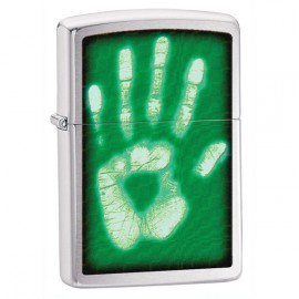 Зажигалка Zippo Classics Identity Hand Print High Polish Chrome Zp28283