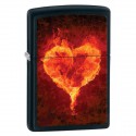 Зажигалка Zippo Classics Hearts Black Matte Zp28313
