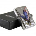 Зажигалка Zippo Classics Eagle Flag High Polish Chrome Zp28449