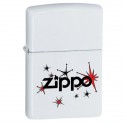 Запальничка Zippo Classics Vintage Stars White Matte Zp28557