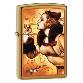Запальничка Zippo Mazzi Windy Girl Harvest Bronze Zp24745