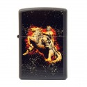 Зажигалка Zippo Classic Flaming Cossack Black Matte Zp218fc