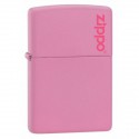 Запальничка Zippo Classics w/Zippo Logo Pink Matte Zp238zl