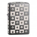 Зажигалка Zippo Classics Playing Card Suits Black Ice Zp29082