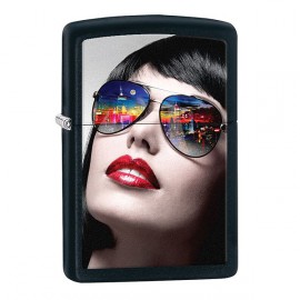 Запальничка Zippo Classics Reflective Sunglasses Black Matte Zp29090