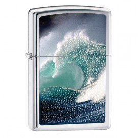 Зажигалка Zippo Classics Zippo Ocean Wave Polished Chrome Zp28178