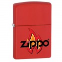 Запальничка Zippo Classics Flame Red Matte Zp28571
