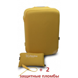 Чехол неопрен на чемодан L желтый Высота 65-80см Coverbag CvL0102E