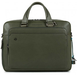 Cумка Piquadro Black Square/Green CA4027B3_VE