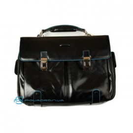 Портфель Piquadro Blue Square на 2 відділення з 2 фронтальними кишенями CA1068B2_N