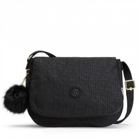 Жіноча сумка Kipling EARTHBEAT M Black Pylon Emb (47K) KI2506_47K