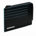 Кредитница Piquadro Blue Square с отдел. на молнии (12,5х14,5) PU1243B2_N