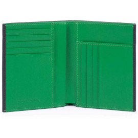 Портмоне Piquadro SPLASH/Black-Green PU1393SPLR_NV