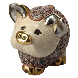 Фігурка/статуетка De Rosa Rinconada Families Zodiac Поросятко, яке стоїть, Рожеве (07x05x05см) Dr414ap-f-25