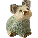Фигурка/статуэтка De Rosa Rinconada Families Zodiac Поросенок Сидящий Зеленый (07x05x05см) Dr414bg-f-25