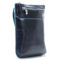 Сумочка Барсетка Piquadro Blue Square з 1 відділенням на ремені (22х25х2) CA1358B2_BLU2