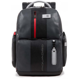 Рюкзак для ноутбука Piquadro BAGMOTIC/Grey-Black CA4550BRBM_GRN