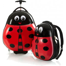 Набор Чемодан на 2 колесах + Рюкзак Heys TRAVEL TOTS/Lady Bug He13030-3087-00