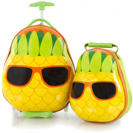 Набор Чемодан на 2 колесах + Рюкзак Heys TRAVEL TOTS/Pineapple He13030-3198-00