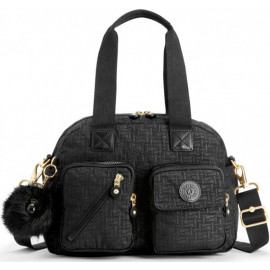 Жіноча сумка Kipling DEFEA UP Black Pylon Emb (47K) KI2501_47K