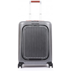 Валіза Piquadro RELYGHT PLUS ZIP/Black-Tobacco S Маленька BV4426PC2PZ_NCU