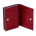 Візитниця Piquadro BL SQUARE/Red для своїх візиток на кнопці (10,8x7,5x1,5) PP1899B2_R