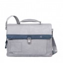 Портфель Piquadro VIBE / Grey-Blue на 2 відділ. з фронт. кишенею і з відділ. д / ноутбука (42x30x13) CA1045VI_GRB