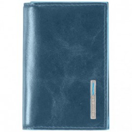 Визитница Piquadro BL SQUARE/P.Blue для своих визиток на кнопке (10,8x7,5x1,5) PP1899B2_AV2