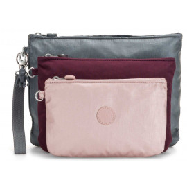 Косметичка Kipling IAKA L WRISTLET Steel Gr Metal (H55) KI3697_H55