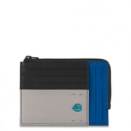 Кредитниця PIQUADRO чорний PULSE/Black-Blue PU1243P15_NB
