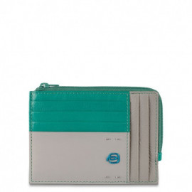 Кредитниця PIQUADRO зелений PULSE/Green-Gray PU1243P15_VGR