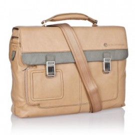 Портфель Piquadro vibe на 2 відділення з 2 фронтальними кишенями і з відділенням для ноутбука (43x30,5x12) CA1044VI_SAVE