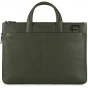 Cумка Piquadro Black Square/Green CA4021B3_VE