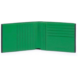 Портмоне Piquadro SPLASH/Black-Green PU1241SPLR_NV