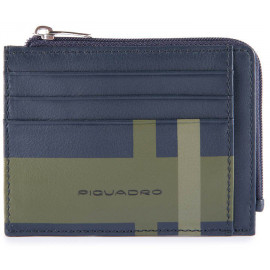 Кредитниця Piquadro TAG/CheckBlue PP4822TAGR_CHECKBLU