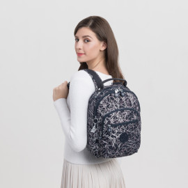 Рюкзак для ноутбука Kipling SEOUL S Navy Stick Pr (Q56) KI3789_Q56