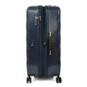 Чемодан Echolac SQUARE PRO/Navy L Большой EcPC185SA-401-40
