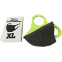 Маска захисна багаторазова двостор. Сер-Зел. XL в упаковці Ma90745