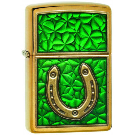 Зажигалка Zippo 29243 - Horseshoe Clovers Zp29243